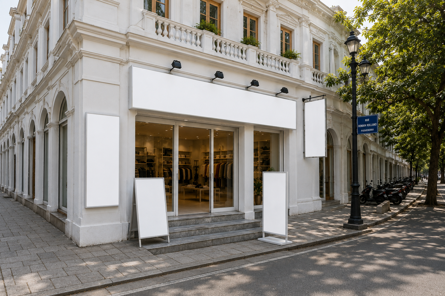 In-Shop and Out-Shop Branding